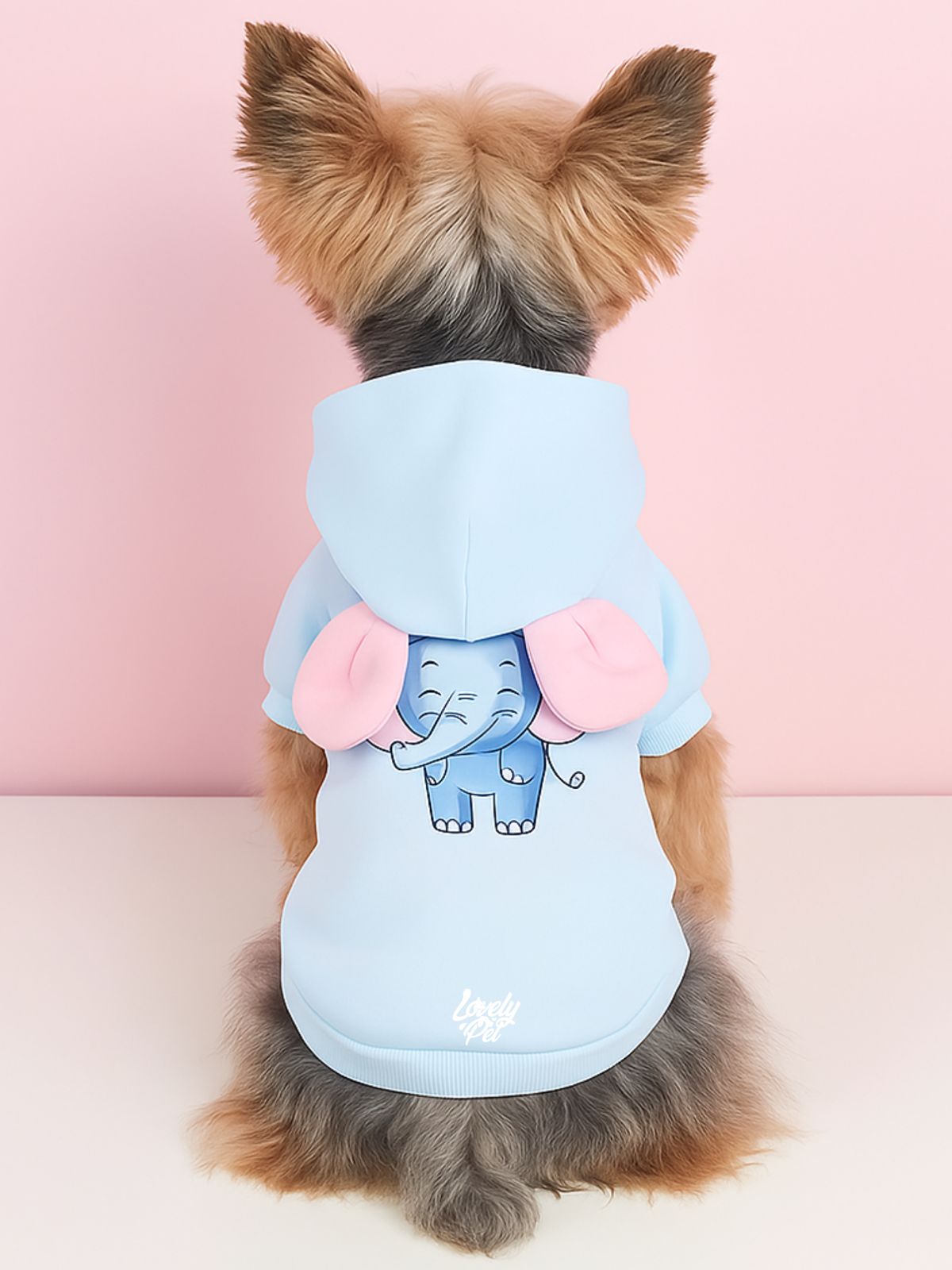 HOODIE ELEFANTE ROSA