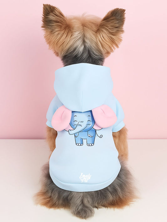 HOODIE ELEFANTE ROSA