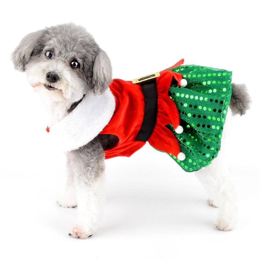 VESTIDO MAMÁ NOEL VERDE